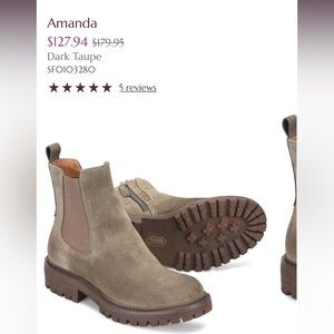 Sofft Amanda Chelsea waterproof boot- brand new in box!